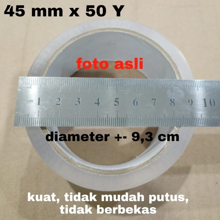 

LAKBAN BENING EKONOMIS | LAKBAN BENING - 45 mm x 50 Y