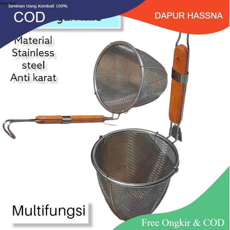 Serok Saringan Mie Ayam Stainless Steel Serokan Mie