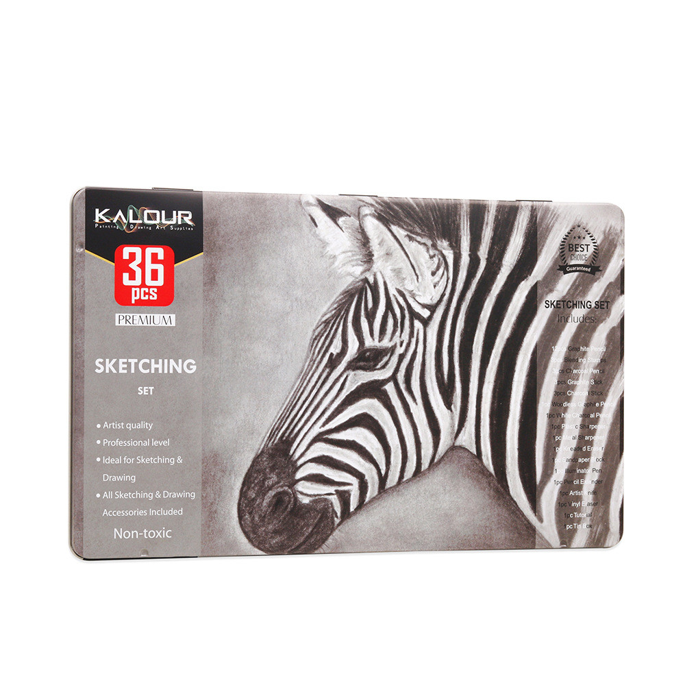 

Ay00! Set 36 Alat Gambar Pensil Sketsa untuk Menggambar Profesional dan Seni Rupa
