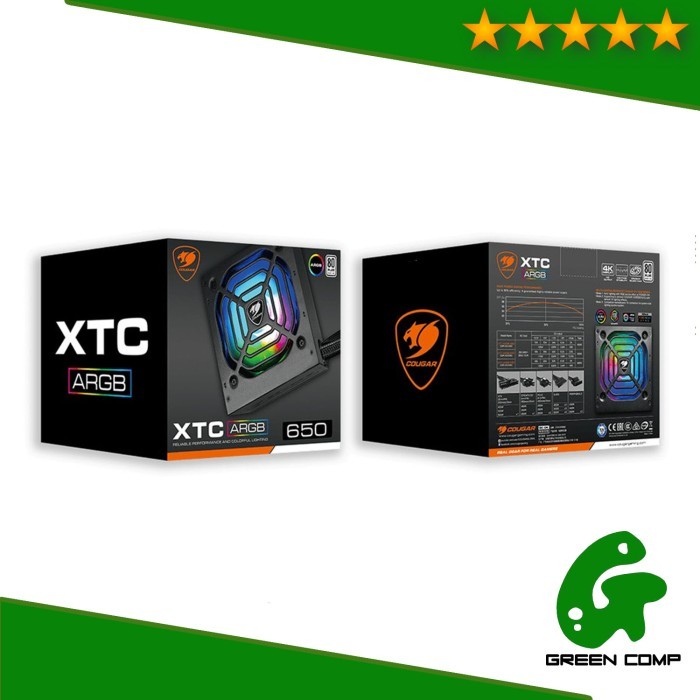 PSU COUGAR XTC ARGB 80+ - 550W / 650W