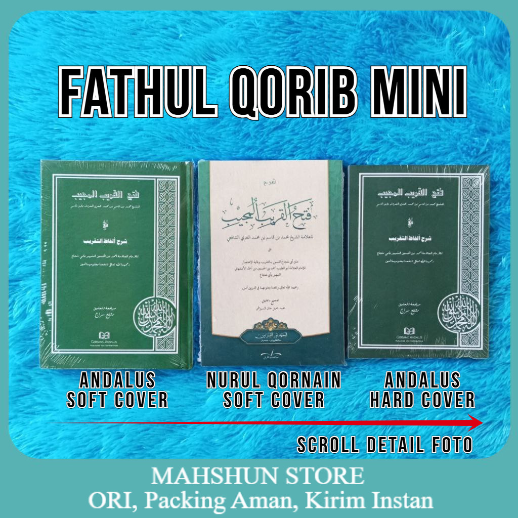 ORIGINAL kitab Fathul Qorib/Qarib mini saku Gerbang Andalus