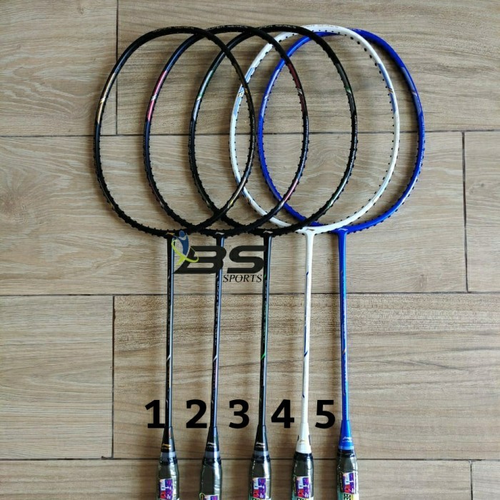 RAKET BADMINTON RAKET LINING SUPER SERIES SS 99 ACE ORIGINAL 100% - Black Gold, Tidak Disenar