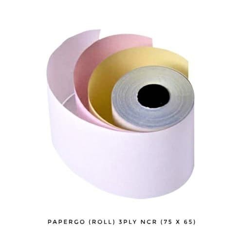 

Register Roll Papergo 75x65 NCR 3 PLY / PCS - Paper Roll Papergo