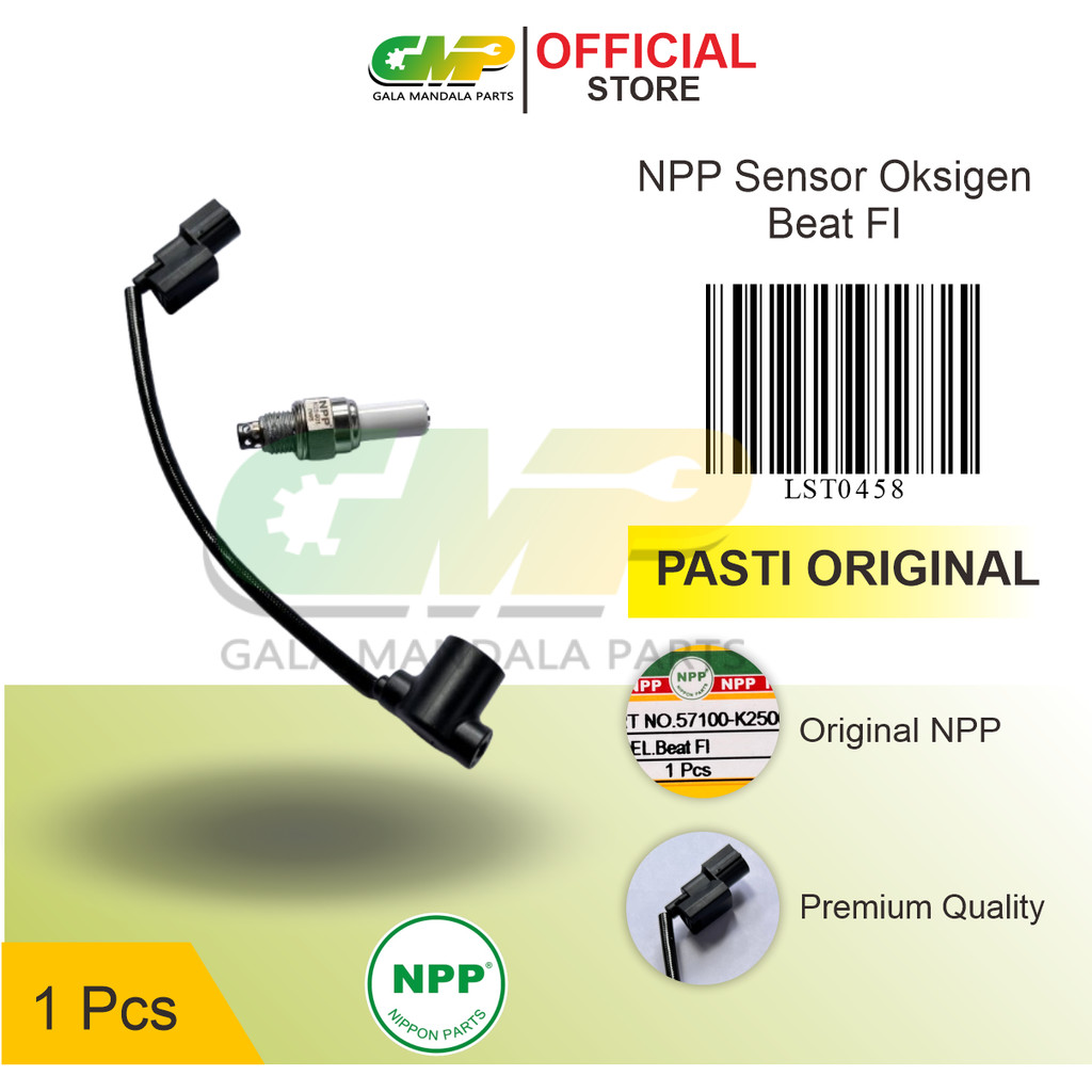 NPP Sensor CO O2 Oksigen Oxygen Motor Honda Beat Scoopy Spacy FI Emisi Knalpot