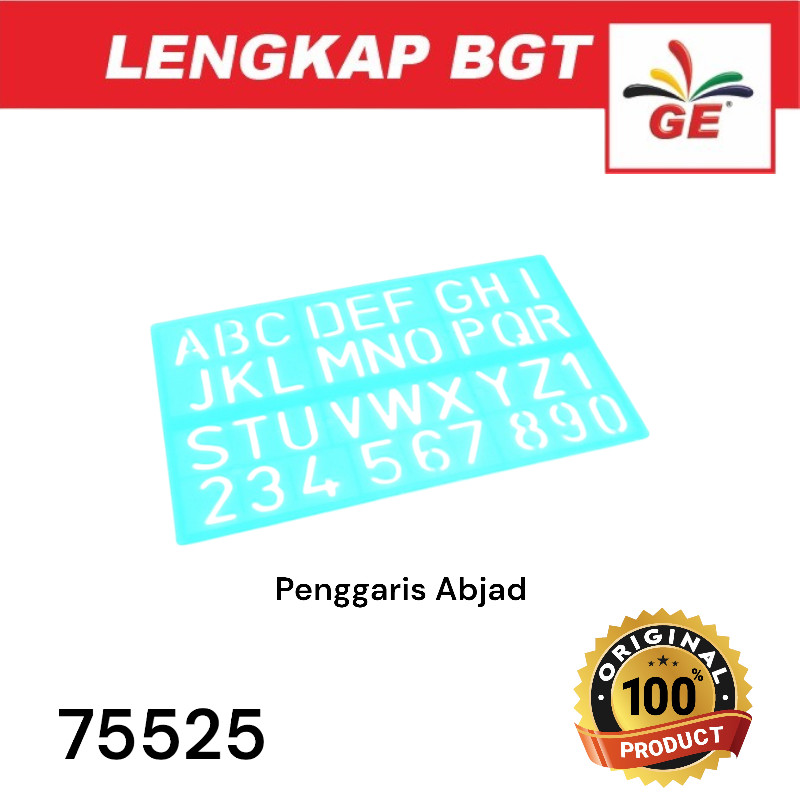 

Penggaris Abjad dan Angka – Stensil Huruf & Nomor untuk Menulis Rapi - 75525