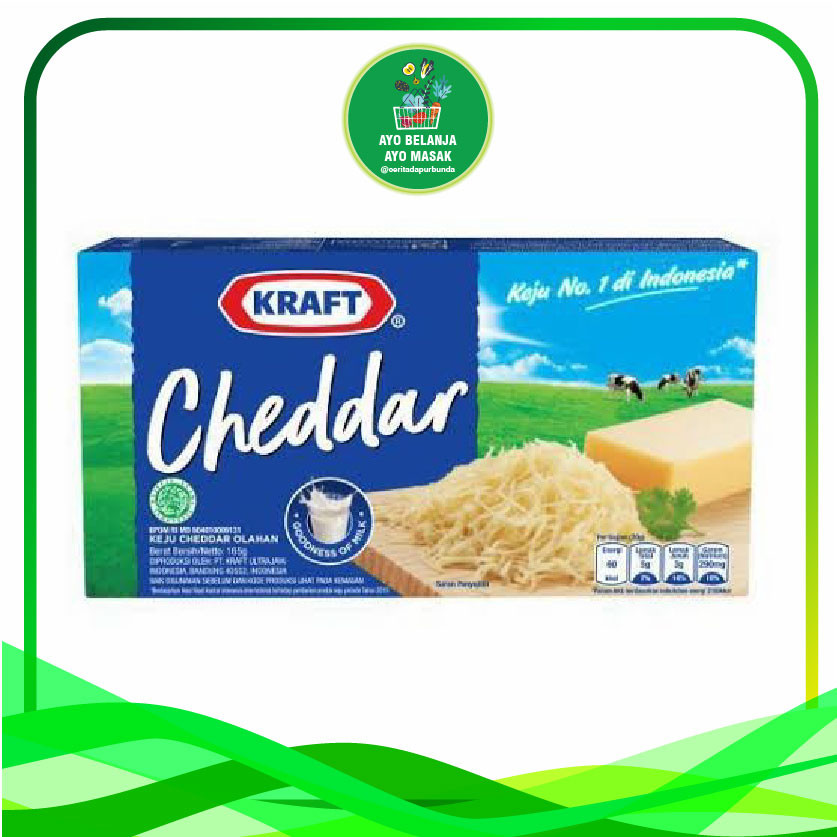 

Keju KRAFT Cheddar Box 165 gram