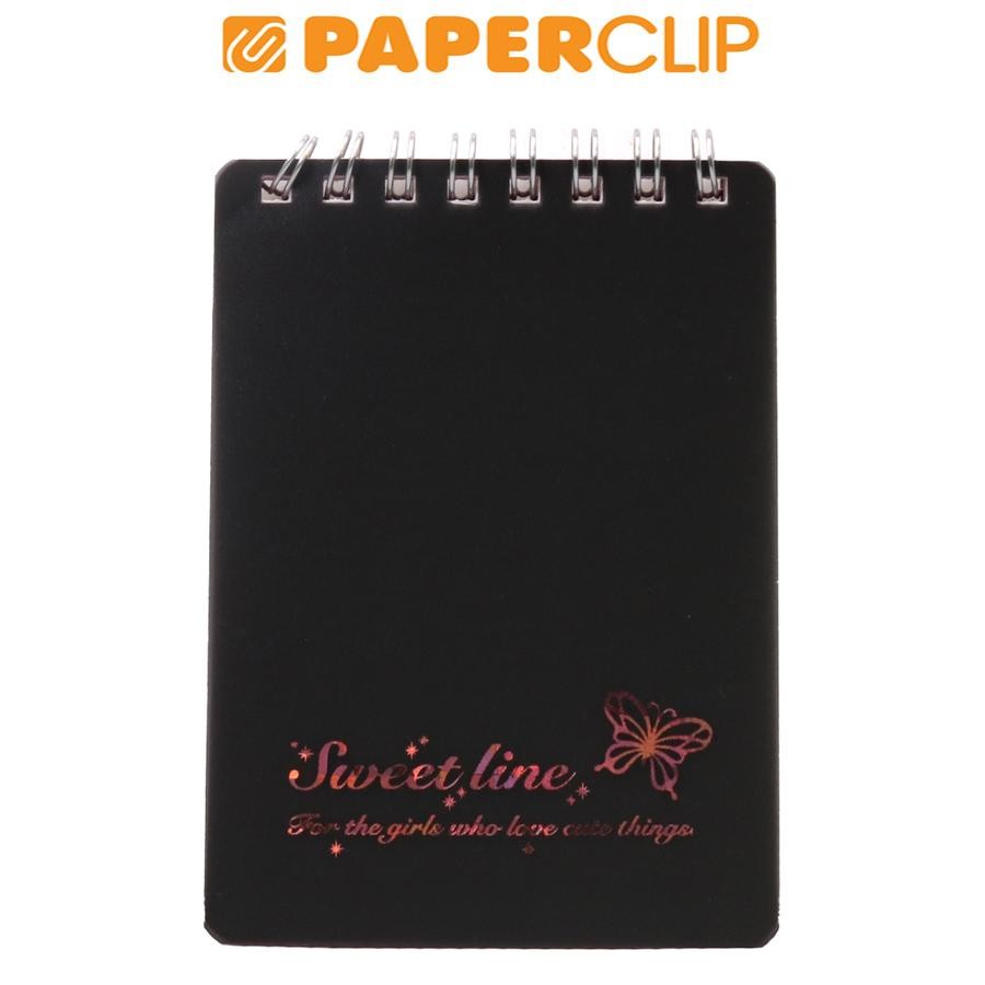 

NOTEBOOK A7 MARUMAN SWEET LINE N596-05 BLACK