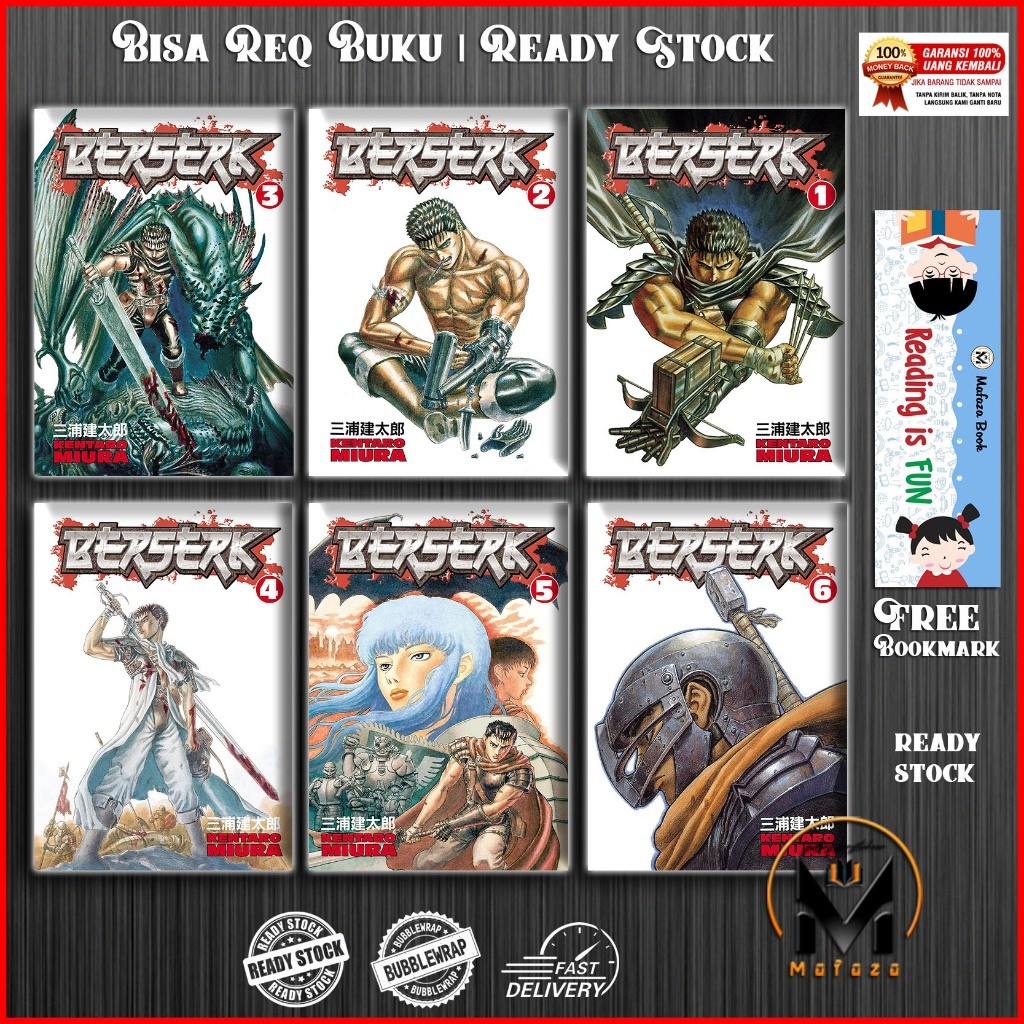 Berserk (42 book series) by Kentaro Miura (English)