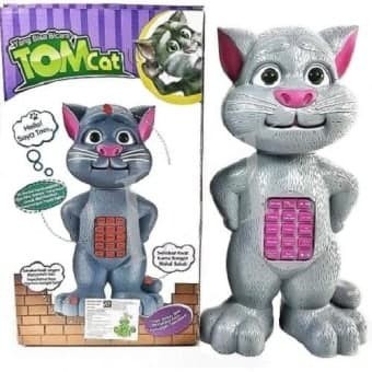 Collection Kids Mainan Edukasi Anak Bentuk kucing Bersuara Talking Tom Cat (JJ-27)