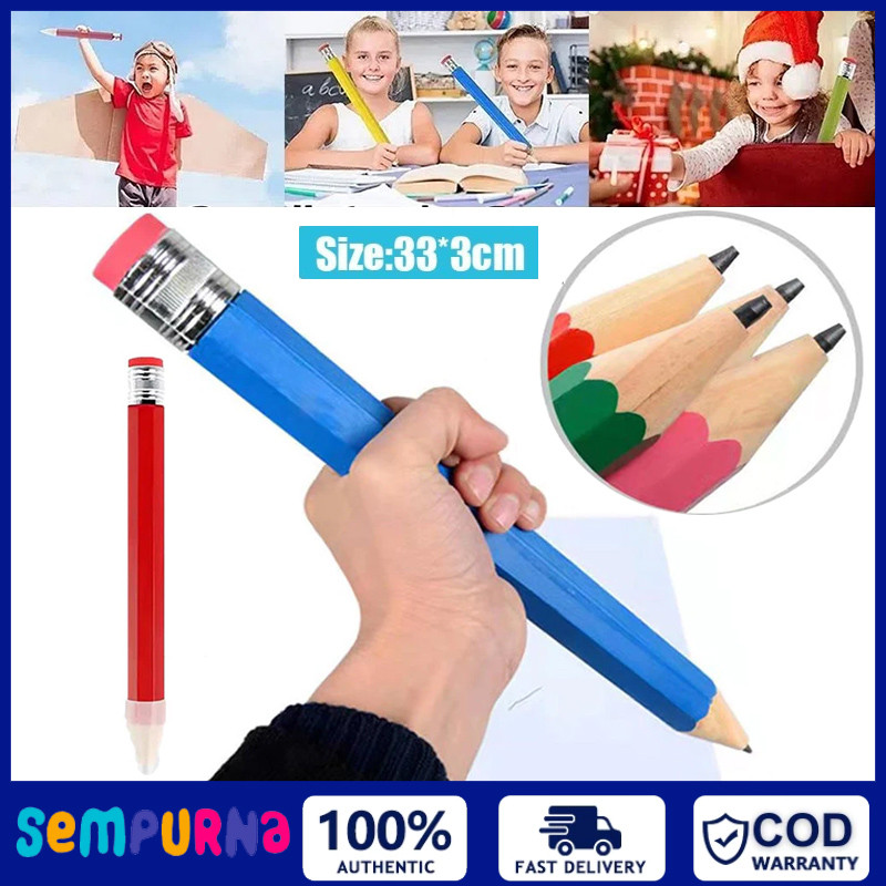 

33 CM Pensil Jumbo Besar Mainan Pencil Pensil Jumbo Hiasan Photo Kado