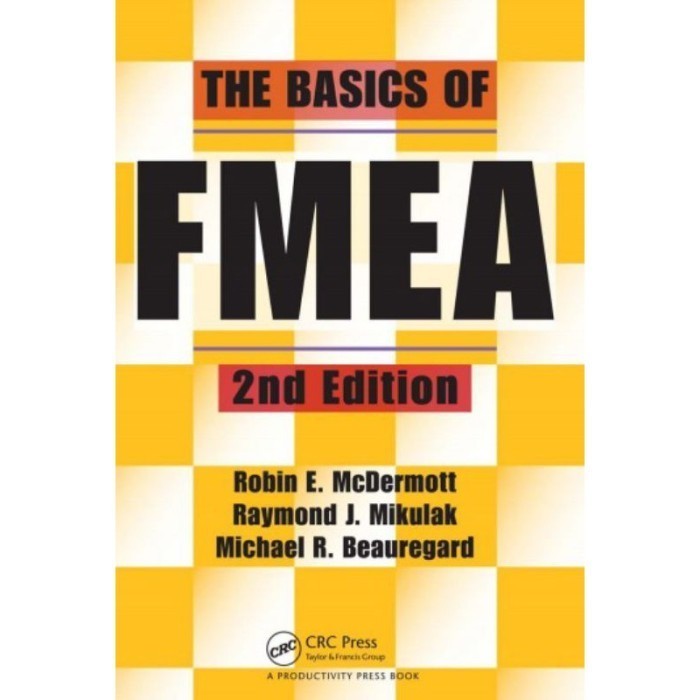 Buku Baru The Basics of FMEA 2nd Edition by Robin Mcdermott G