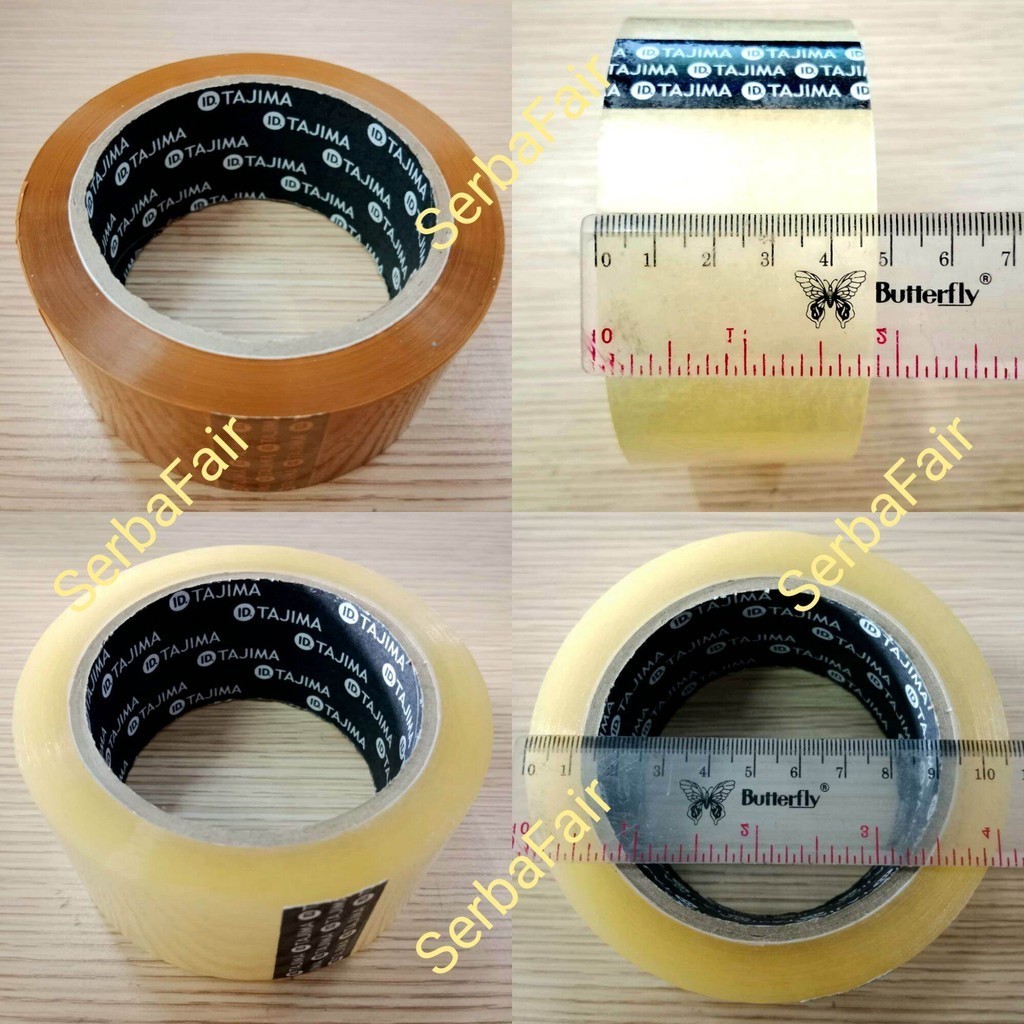 

Lakban Bening / Coklat 2Inch(48mm) 90Yards Tajima Black Hawk SUPERIOR+