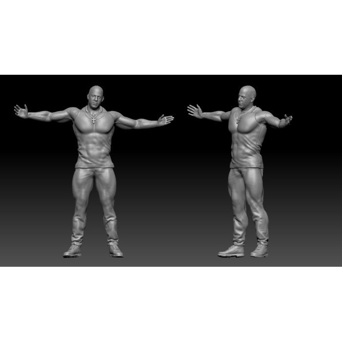 Figure Resin F&F Dom welcome to Brazil V.2 Skala 64 Miniatur Pajangan Diorama Diecast