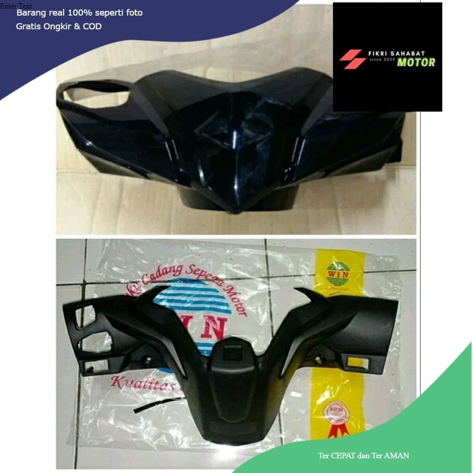 Batok kepala depan belakang beat fi hitam/ batok pala depan belakang beat fi hitam