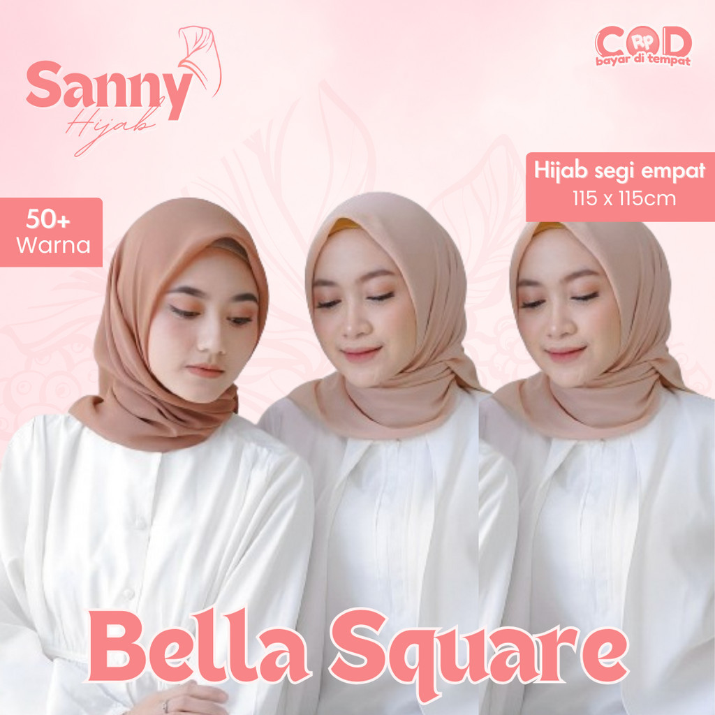 JILBAB POLOS Segi Empat Bella Square 110x110
