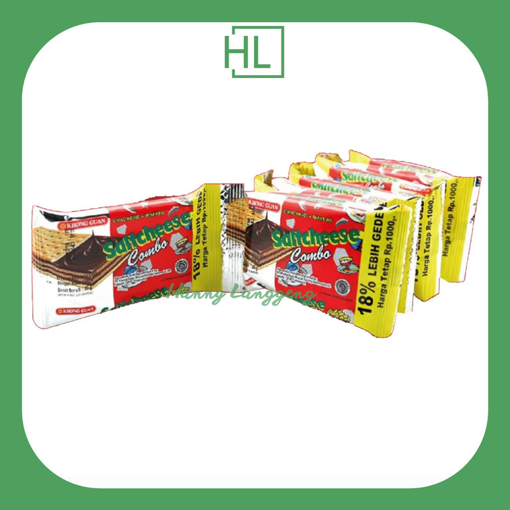 

[HL] Saltcheese Combo Biskuit Cokelat Khong Guan 1 Pack Isi 10 pcs @20gr