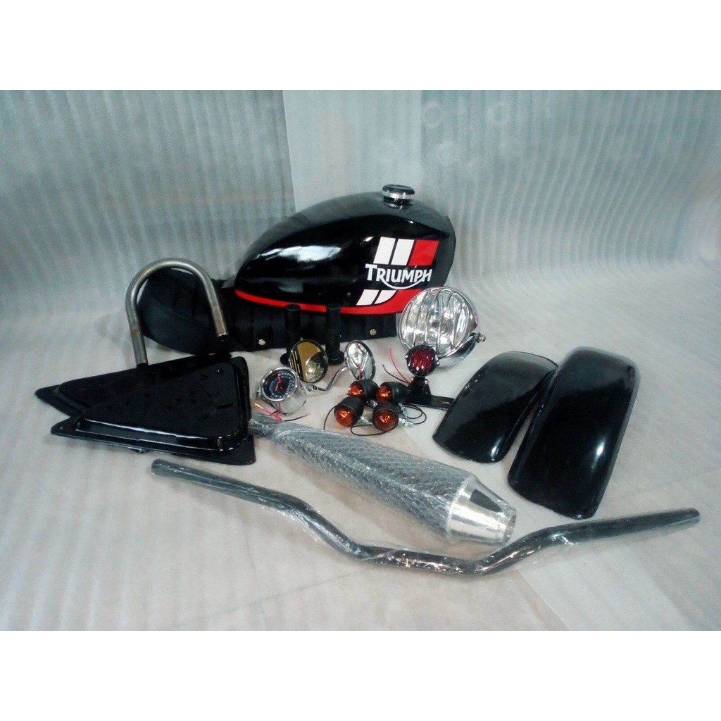 [GM] Sepaket body full set JAPSTYLE bobber bratstyle scrambler pnp tiger megapro cb thunder scorpio 