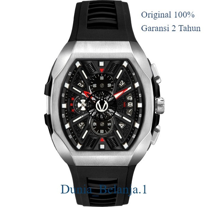 Original 100% Jam Tangan  Pria Christ Verra CV 12080G-31 BLK Garansi Resmi 2 Tahun