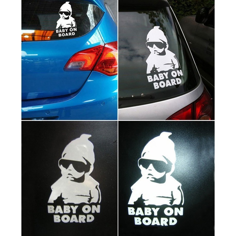 Stiker Body Badan Mobil Baby On Board Stiker Kaca Mobil Baby On Board