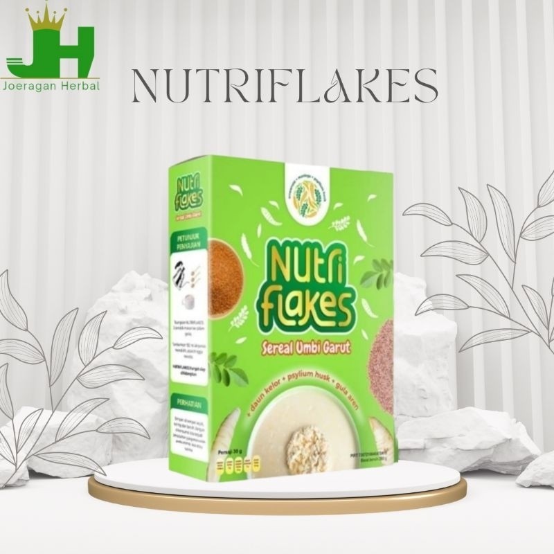 

100% ASLI NUTRIFLAKES SERAL UMBI GARUT ATASI ASAM LAMBUNG