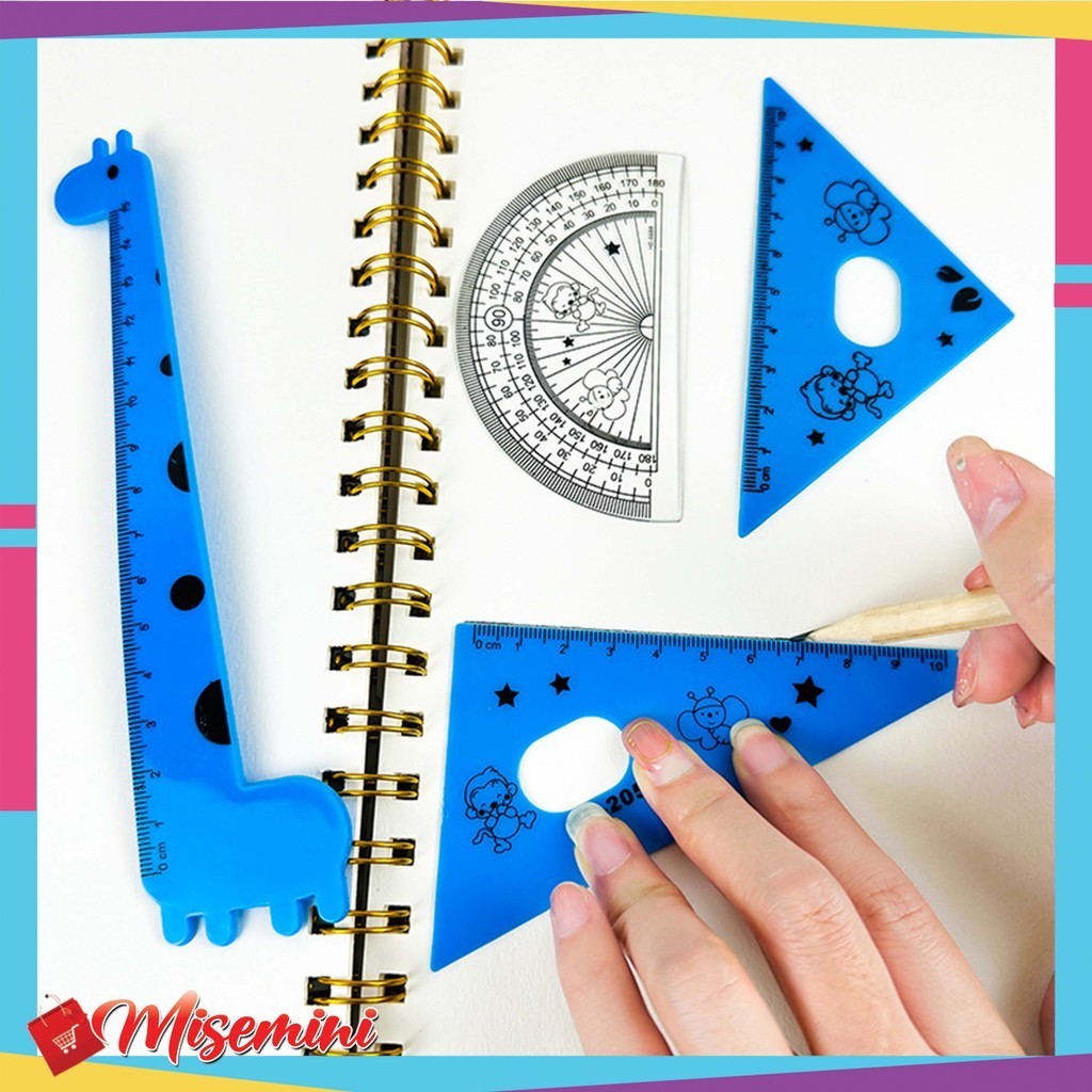 

Penggaris Set 4 Busur Derajat Penggaris Segitiga Anak Sekolah 1135