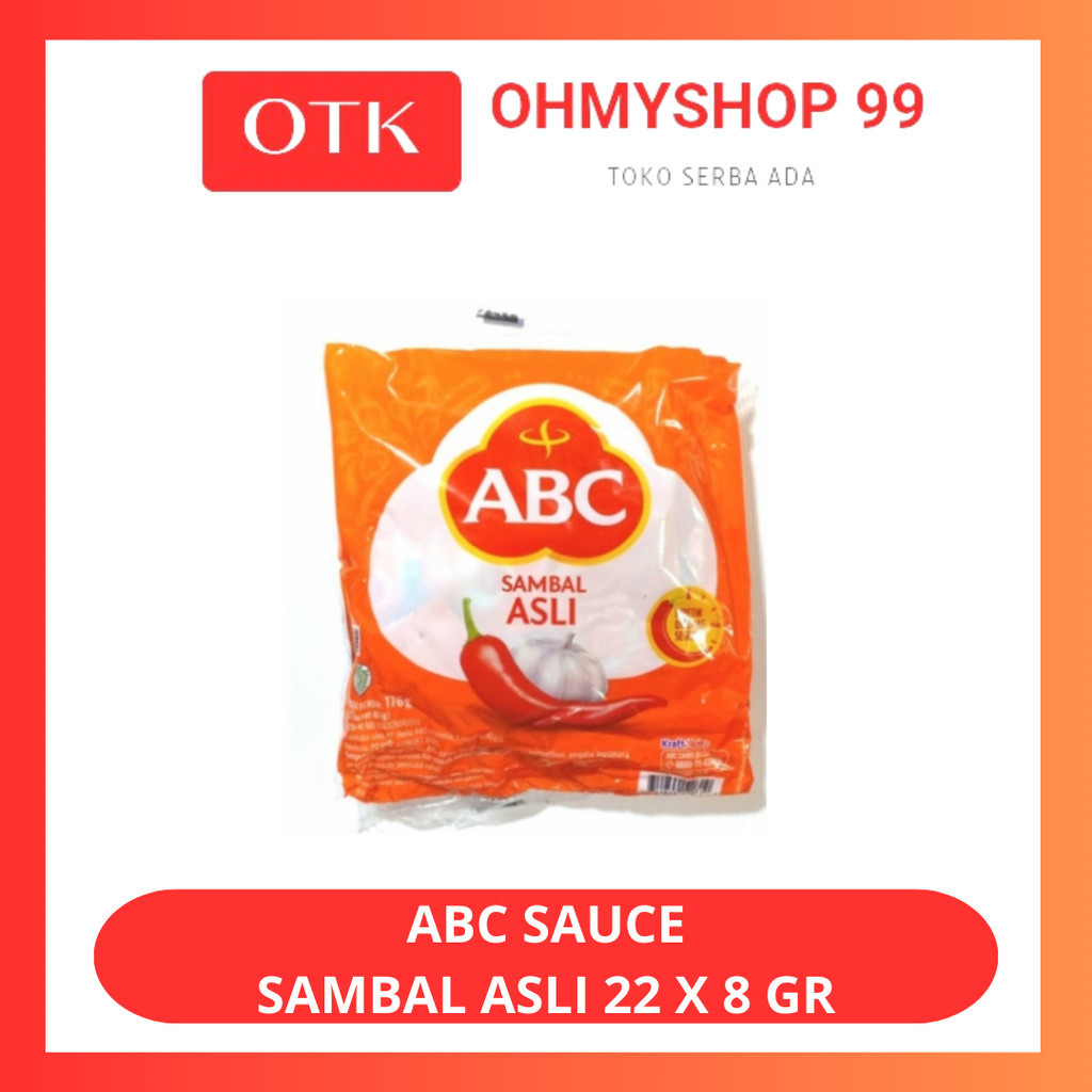 

ABC Sambal Saus Sambal Asli 8gr x 22pcs