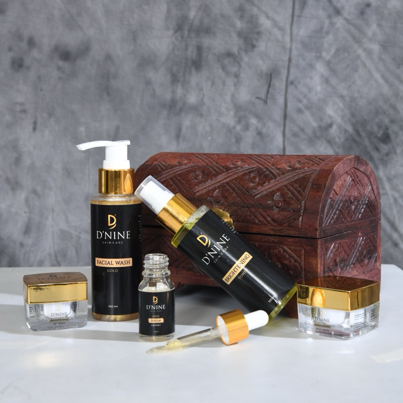 PAKET HEMAT D’NINE SKINCARE GOLD SERIES 5PCS PRODUCT | D’NINE SKINCARE GOLD SERIES | OFFICIAL STORE