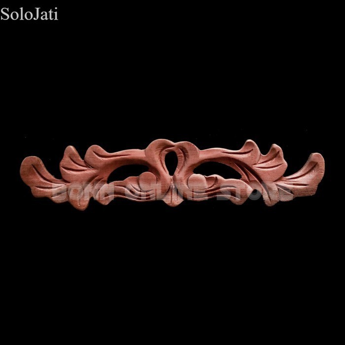 

ornamen ukir kayu 24.5cm x 5.5cm - ornamen ukir kayu tempel Terlaris murah