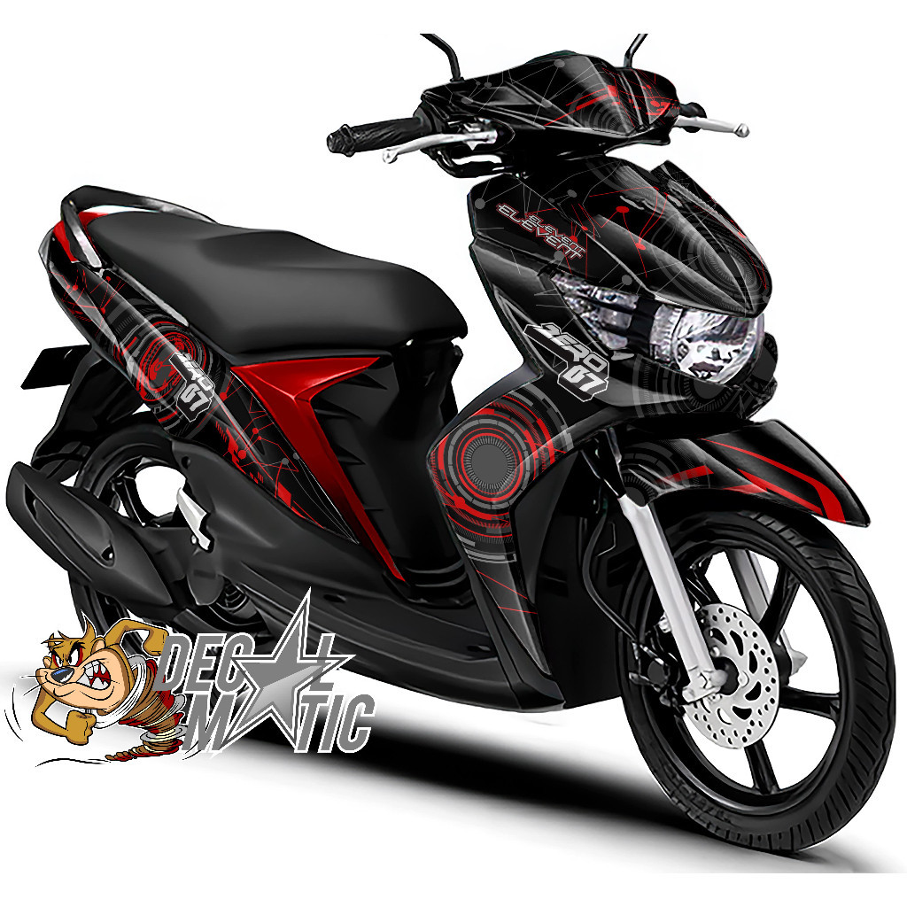 Stiker Soul GT 115 Full Body Decal Soul GT 125 Full Body Striping Mio Soul - Abstrak