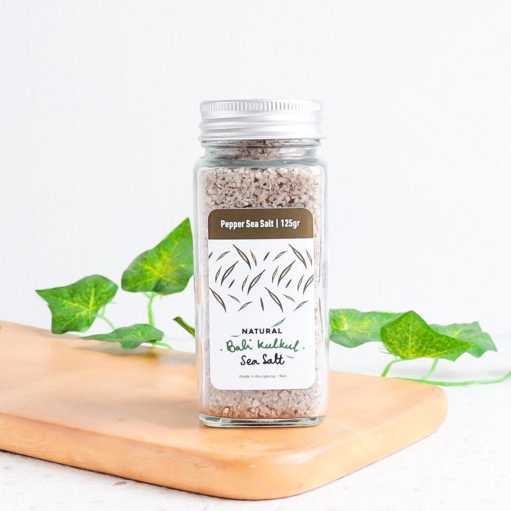 

125g Pepper Sea Salt Garam Laut Lada - Natural Bali Kulkul