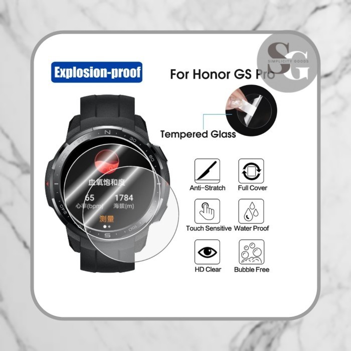 ANTI GORES TEMPERED HONOR GS PRO PELINDUNG LAYAR JAM SMART WATCH