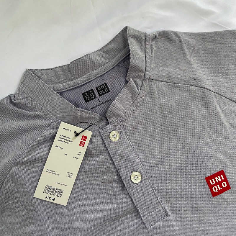 Kaos Shanghai dewasa lengan pendek / kerah koko katun SHUNQ