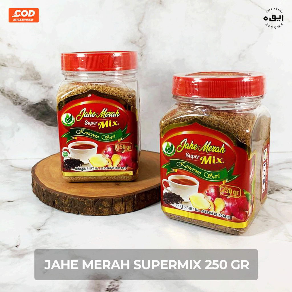 

JAHE MERAH SUPER MIX KENCONO SARI ORIGINAL 250gr