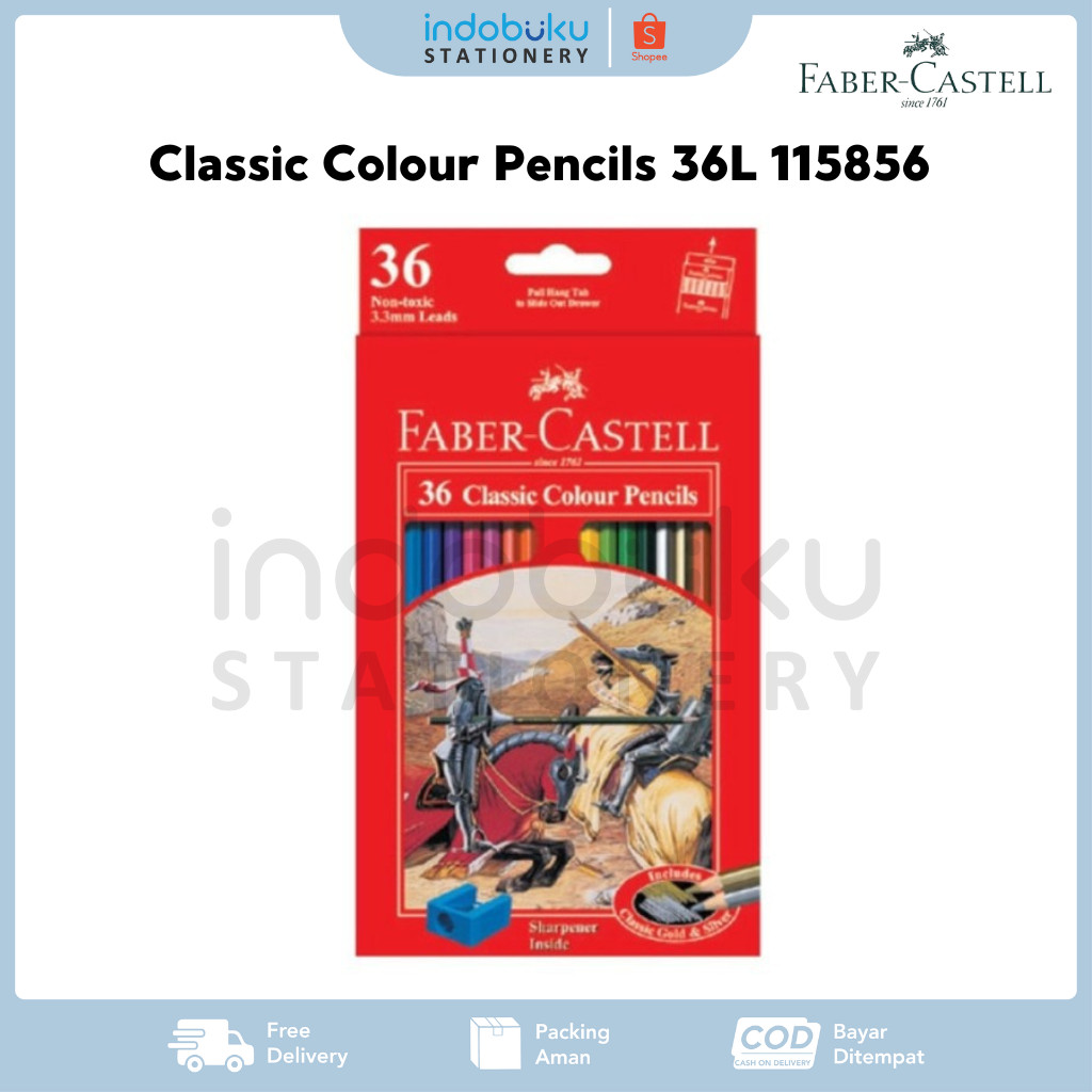 

Classic Colour Pencils 36 Long Faber-Castell 115856