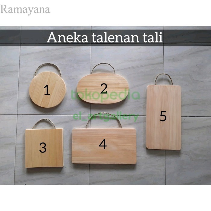 

Aneka Talenan Tali Besar 34x18cm/ Talenan Decopage/ Talenan Foto - 5. 34x18 Vertik murah