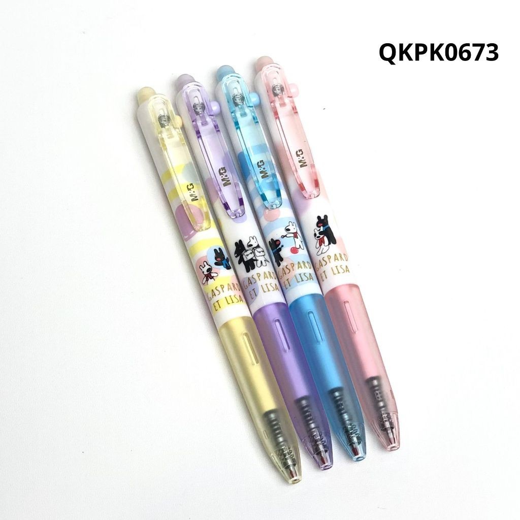 

Erasable Gel Pen M&G Gaspard et Lisa #QKPK0673 Pulpen Gell Bisa Dihapus Pastel Tinta Hitam - SATUAN- SHSNP