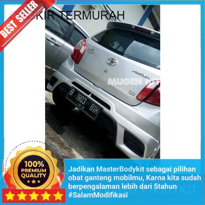 (Original) Aksesoris Bemper  bodykit ayla custom Ongkir Hemat Grade A kuat-tebal-lentur