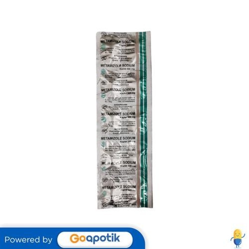 Metamizole Sodium Novapharin 500 Mg Strip 10 Kaplet