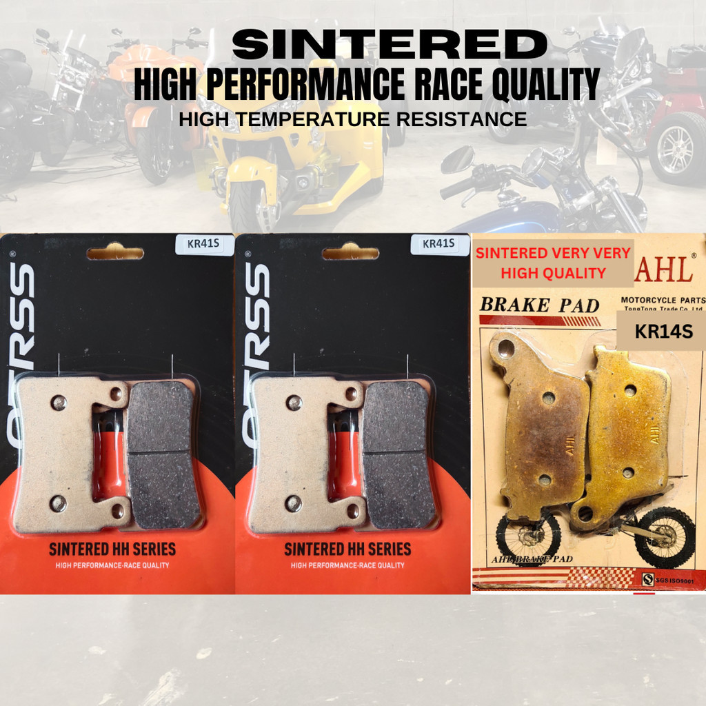 Kampas rem Kawasaki Ninja ZX-6R ZX6R ZX 6R ZX636 ZX 636 2013 - 2020 Sintered