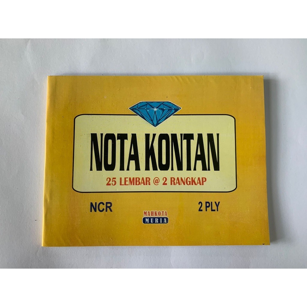 

NOTA KONTAN BESAR 2 RANGKAP / 2 PLY NCR LANDSCAPE
