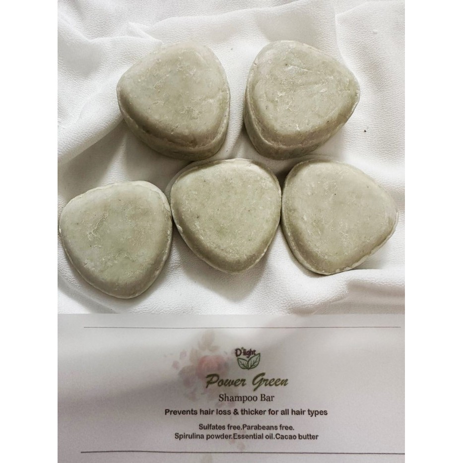 Shampoo Bar / Solid Shampoo / Shampoo Batang / natural shampoo bar - power green, 30gr