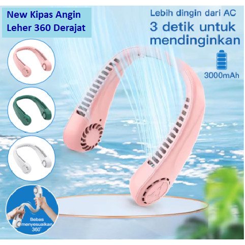 

Mini Fan Neck Elektrik / Kipas Angin Gantung Leher Portable USB-GRATIS ONGKIR [ COD] BAYAR DI TEMPAT / SPESIAL PROMO