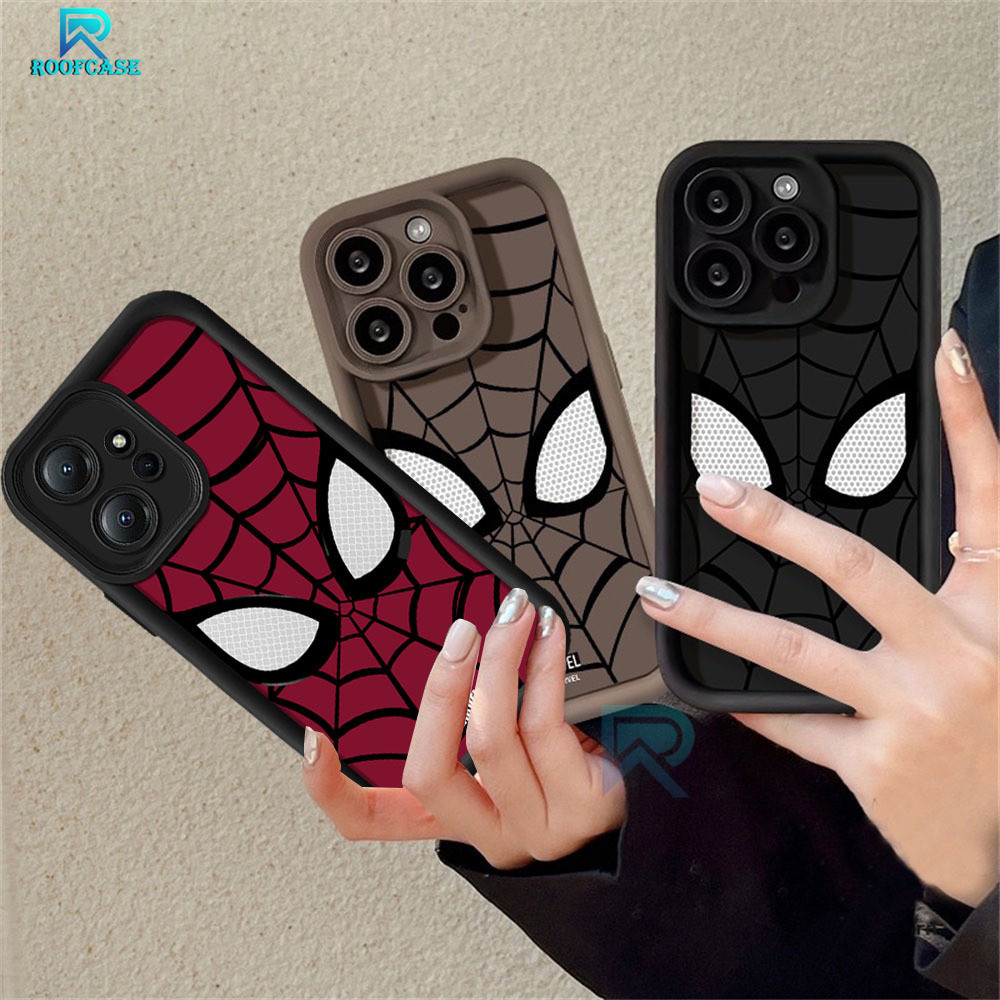 Casing hp Infinix Hot 30i Smart 7 Hot 11 Play 12 Note 12 G96 Smart 8 SPARK GO 2024 Note 30 20S Play 9 Play Hot 10 Play Smart 5 Smart 6 Fashion Merek Anime Marvel Spider-Man Couple Soft case ROOFCASE