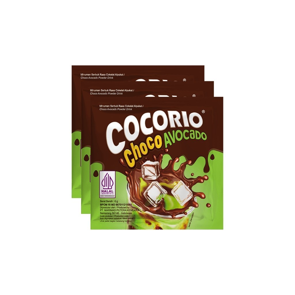 

COCORIO CHOCO AVOCADO Kemasan Sachet M73