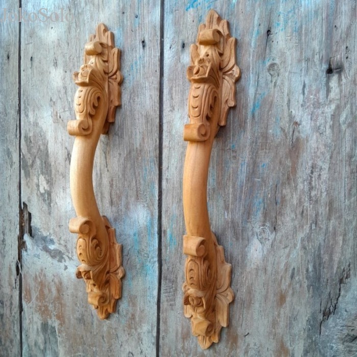 

Handle Pintu Kayu Jati Ukir/Gagang Pintu(Tarikan Pintu Clasik) P47Cm murah