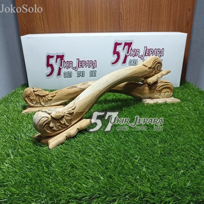 

Gagang pintu rumah full ukir jepara - Tarikan pintu murah kayu jati - Mentahan murah