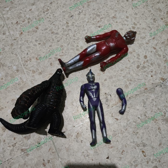 set junk sofubi ultraman red king ori uhs bandai