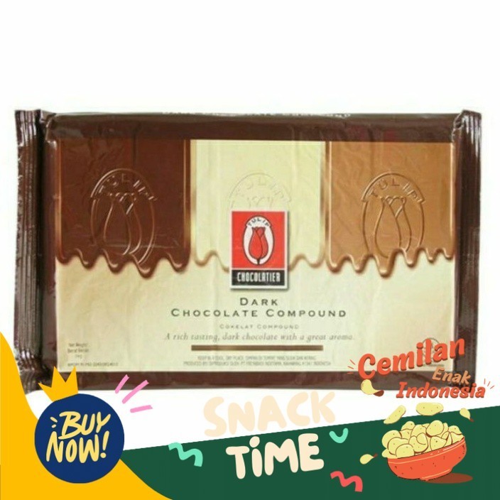 

Special Diskon Tulip Dark Chocolate Compound 1kg / 1 kg coklat promo