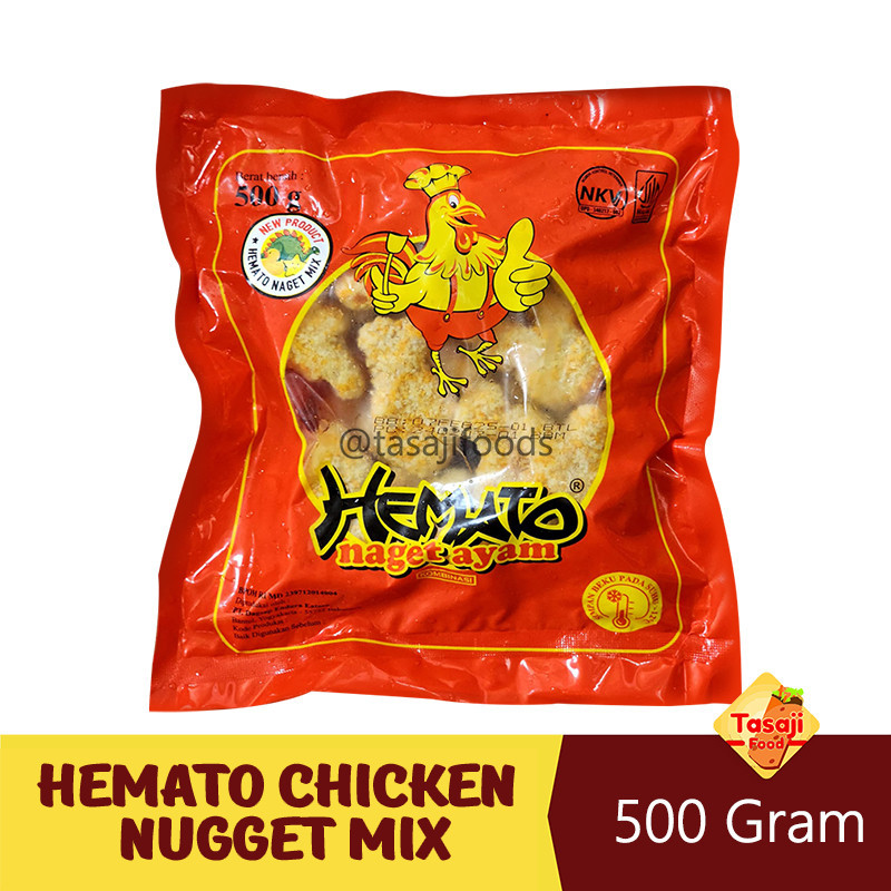 

Hemato Chicken Nugget Mix 500gr - Naget Ayam