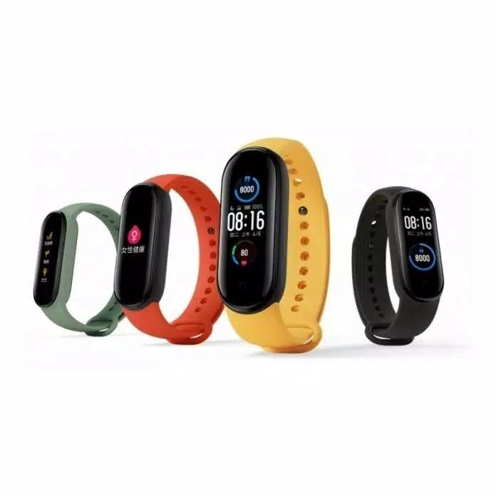 Andar strap tali mi band 5 tali Pengganti jam mi band 5 original colourful